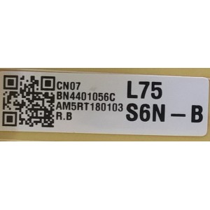 FUENTE DE PODER PARA TV SAMSUNG / NUMERO DE PARTE BN4401056C / L75S6N_BHS / BN44-01056C / MODELOS UN70TU6980 / UN70TU / UN70TU700D / UN70TU7000 / UN70CU7000B / UN75TU / UN75TU7000 / UN75CU7000 / UN75AU7000 / HG75CU700 / MAS MODELOS EN DESCIPCION